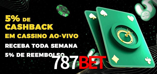 Promoções do cassino ao Vivo 787bet